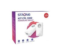 Powerline STRONG 1000 kit Duo EU2 Adattatori 1000 Mbps veloce ethernet internet