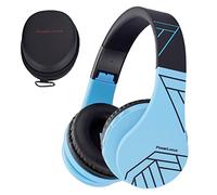 PowerLocus Cuffie Bluetooth per Bambini, Cuffie Senza Fili Over-Ear con Microfono, limitatore di volume a 85 dB, Cuffie Wireless Pieghevoli e Regolabili per Ragazzi e Ragazze per Cellulari/Tablet/PC