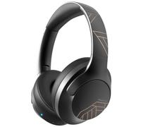 PowerLocus Cuffie Wireless Bluetooth, 50 ore di riproduzione, Cuffie Over Ear con 4 EQ Modalità di Suono, HiFi Suono, Cuffie Senza Fili con Microfono per Viaggio/Telefono/PC/Ufficio (Nero)