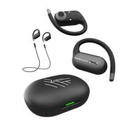 PowerLocus Cuffie Wireless Open Ear, Cuffie per Sport Bluetooth, Auricolari Orecchio Aperto con Gancio Flessibile, HD Stereo Suono, Vestibilità Comoda Conduzione Aerea, ENC Microfono e Impermeabile