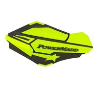 PowerMadd 34425 Paramani Charcoal/HiViz, confezione da 2