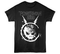 Powerman 5000 - Spazio Logo Teschio - Adulto Unisex T-Shirt - Nero