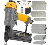 Powermat Chiodatrice Pneumatica 2in1 50mm con Kit Chiodi Graffette e Valigetta