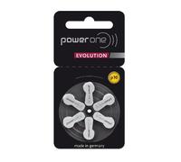 PowerOne EVOLUTION - Batterie per apparecchi acustici, misura 10 (60 batterie)