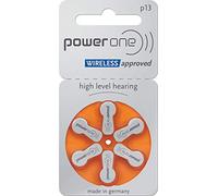 PowerOne P 13 - Batteria per apparecchi acustici, PR48-310 mAh, 1,45 V, 60 pezzi