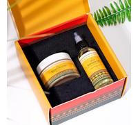 PowerPak Set per la crescita dei capelli con olio di batana crudo al 100% | Dr. Sebi Batana Oil dall'Honduras non raffinato promuove lo spessore dei capelli per uomini e donne, 120 ml