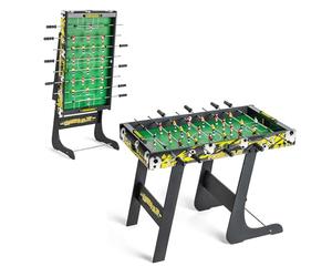 Powerplay - Calcio balilla pieghevole da 91 cm, mini gioco di calcio balilla per bambini e adulti, compatto e portatile, facile da riporre, regalo per ragazzi e ragazze