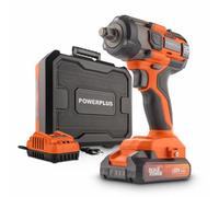 Powerplus Avvitatore a percussione POWDP20161-20 V, 220 Nm, con batteria da 20 V, 2,0 Ah e caricatore da 2,0 A