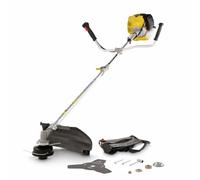 Powerplus Decespugliatore benzina POWEG30408 decespugliatore - 42,7 cc trimmer e decespugliatore, serbatoio carburante 950 ml, attrezzi da giardino