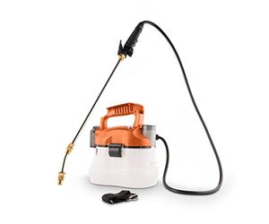 Powerplus Dual Power - Spruzzatore a batteria POWDPG80400-20 V, lancia telescopico, pressione 5 bar, portata 500 ml/min, capacità 4L