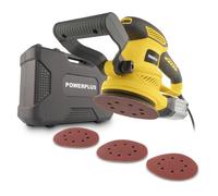 Powerplus Levigatrice orbitale POWX04710 - Levigatrice orbitale 450 W Ø 125 mm - 6 Acc.