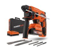 Powerplus POWDP15640 Martello a percussione + batteria 20 V 2,0 Ah + caricatore