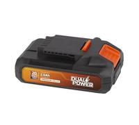 Dual Power Batteria 20v 2ah Dual Power Powdp9021 - Solo Per Strumenti A Doppia P