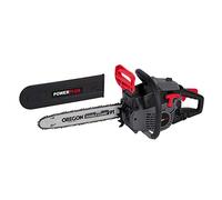 Powerplus POWEG2010 - Motosega a benzina 37,2 cc, con spada da 350 mm e serbatoio del carburante da 310 ml, lubrificazione automatica a catena, attrezzi da giardino per lavori di giardinaggio semplici