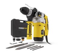 Powerplus POWX1175 drill SDS Nero, Metallico, Giallo 800 Giri/min