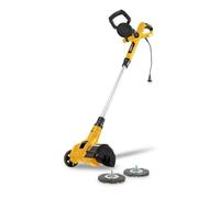 Powerplus Powxg6650 Electric Telescopic Essallo di diserbo - Extractor Weed, 400 W, con pennello in nylon e acciaio