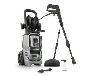 Powerplus Pulitrice elettrica ad alta pressione POWXG90411-1800 Watt, funzione start/arresto, massima pressione 140 bar e temperatura 50 °C, tubo da 8 m e accessori inclusi