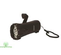 POWERplus Shark Impermeabile Robusta LED a Carica Dinamo Torcia Con Telefono