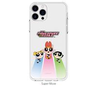 Powerpuff Girls S1 Clear Jelly Case per iPhone 17 16 15 14 Pro Max Plus Korea