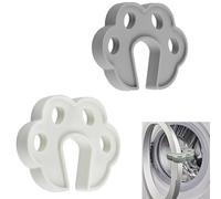 Powerruif 2 Pezzi Supporto per Porta Lavatrice,Fermaporta Lavatrice a Carica Frontale in Silicone Protezione Bambini e Animali Domestici Blocca Porte Protezione Dita Bambino