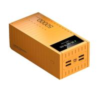 Powers Bank, Caricabatterie Portatile Da 66 W 50000 MAh, Ricarica Rapida USB C, Batteria Esterna A 6 Porte Con Display Digitale A LED, Compatibile Con Laptop, Tablet Computer(Yellow)