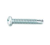 Powers Fastening Innovations 136023J-PWR Powers #12-14 By 1-Inch #3 Pan Phillips Self Drill zinco 100 pezzi per barattolo