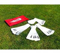 POWERSHOT Marcatori di Campo Set di 4 Angoli e 12 rettilinei - Ideale per Le indicazioni visive dei Bambini nei Club Sportivi