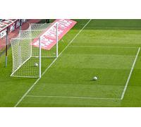 POWERSHOT Rete da Calcio da Stadio a 11, profondità 2 x 2 m, Colore Bianco, 4 mm