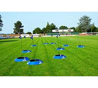 POWERSHOT Set di 10 BERSAGLI dell'INNOVATIVO Sport del Foot Golf!! con Asta A Bandiera E Borsa per Il Trasporto Incluse