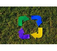 POWERSHOT - Set di 4 frecce - Ideale per Gli Esercizi di coordinazione dei Bambini - Divertente