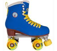 Powerslide Deluxe NO WAR Roller Skates, blu e giallo (taglia 38)