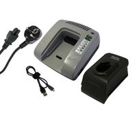 PowerSmart® 7.2-18V Power Tools Caricabatterie per Black & Decker A9251, A9252, A9262, A9267, A9274, A9275, A9276, A9282, A9527, FSB96, PS120, PS120A, PS130, PS130A, PS140, PS140A, PS145 (Grigio)