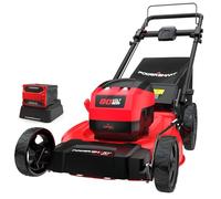 PowerSmart 80 V MAX 21" Tagliaerba a spinta senza fili, tagliaerba a batteria brushless 3 in 1 con batteria da 6,0 Ah e caricatore (DB2821)