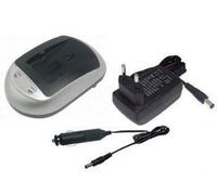 PowerSmart® Caricabatterie per Sanyo Xacti VPC-C6, VPC-CA6 Active, VPC-CA65, VPC-CA8, VPC-CA9, VPC-CA9BK, VPC-CA9EXBK-B, VPC-CA9EXG-B, VPC-CA9EXR-B, VPC-CA9G, VPC-CA9R, VPC-CG6, VPC-CG65, VPC-CG9, VPC-CG9BK, VPC-E1VPC-C1, VPC-E2BL, VPC-E2W, VPC-E6, VPC-E6 EX, VPC-E60, VPC-E60EX, VPC-J4, VPC-J4EX, VPC-CA6, VPC-E7