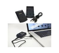 PowerSmart Caricabatterie USB Per Panasonic Lumix DC-GH5 DMC-GH4A DMW-BLF19PP