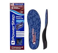 PowerStep Pinnacle Maxx - Solette ortopediche per iperpronazione con la massima stabilità e comfort, stile solido e flessibile con tallone angolato per aiutare i piedi piatti, inserti resistenti,