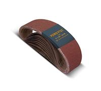 Powertec 110680 10,2 cm x 91,4 cm 80 abrasivi in ossido di alluminio Belt, 10-pack