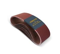 Powertec 110960 7,6 cm x 53,3 cm 240 Grit aluminum Oxide sanding Belt, 10PK
