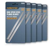 POWERTEC 12840-P5 - Lame di ricambio HSS da 3-1/10,2 cm, per Bosch Black & Decker, Craftsman, DeWalt, Hitachi, Ryobi, Makita, Porter Cable, Skil, Stanley, Wen, set da 10 pezzi