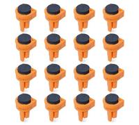 POWERTEC 16PCs Bench Dogs for 3/4" Dog Hole, Nylon Bench Dog w/EVA Insert, Woodworking Tool for Work Bench, MFT Table, Portable Workbench w/Dog Holes, Tools for Woodworking & DIY Projects (71500-P2)