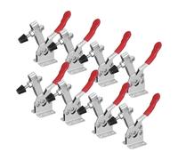 POWERTEC 20327-P2 - Morsetto a levetta orizzontale a sgancio rapido da 300 libbre, 8 pezzi