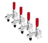 POWERTEC 20335-P2 Morsetto a levetta verticale a sgancio rapido da 1200 a 5000 libbre Capacità di tenuta con punta di pressione in gomma, 4 PK