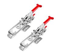 POWERTEC 20341 - Morsetti a levetta autobloccanti con chiusura regolabile, capacità di 317,5 kg, 2 pezzi