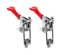 POWERTEC 2PK Toggle Clamp, 1000 lbs Holding Capacity, 334 Adjustable 90 Degree Vertical U Bolt Latch w/Antislip Hand Grip for Woodworking Jigs & Fixtures, Smoker, Tire Carrier, Cabinet (20309-P2)