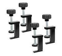 POWERTEC 4 fascette stringitubo a T per guida a T che accettano bulloni a T da 6,35 mm e bulloni a T da 0,6 cm, pinza di tenuta per binario di guida per sega a pista, binario a T, binario a T