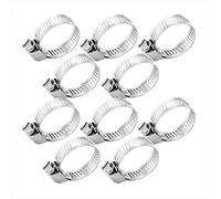 POWERTEC 50106 Fascette stringitubo a vite senza fine 3/8" larghezza banda, SAE Taglia 10