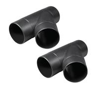 POWERTEC 70106-P2V - Connettore per tubo di raccolta polvere a Y, 10,2 cm, confezione da 2