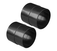 POWERTEC 70125-P2 - Adattatore per tubo flessibile da 4 pollici, in plastica ABS per raccordi per raccolta polveri da officina, 2 pezzi