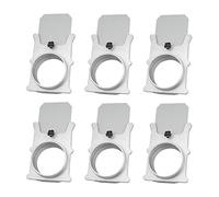 POWERTEC 70135-P6V Portone di alluminio di scoppio di 4 pollici per collettore di polveri/montaggi di vuoto, 6 PK