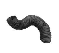 POWERTEC 70198V - Tubo flessibile per la raccolta della polvere, 6,3 cm x 91 cm, nero, 1 pezzo